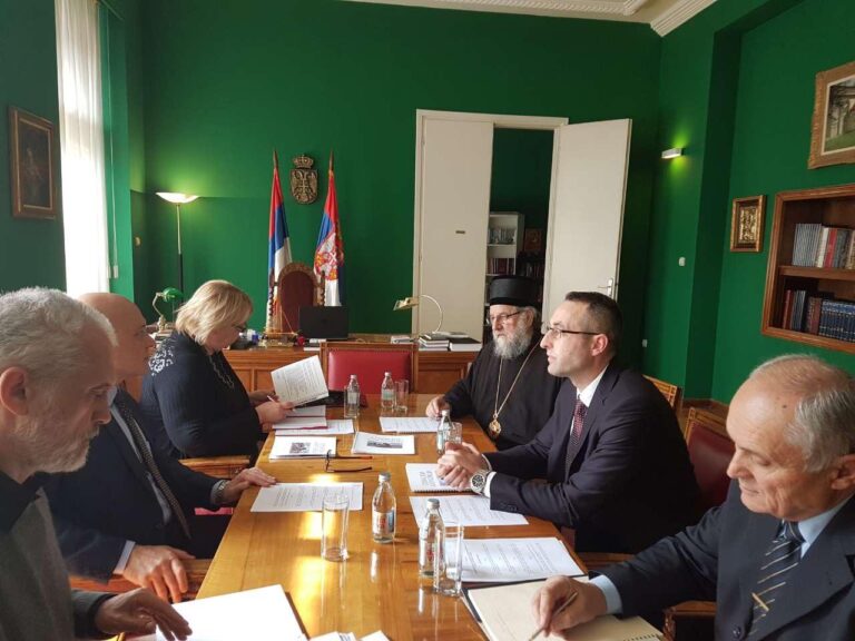 Председник Општине Ненад Миленковић и епископ сремски Василије одржали састанак са министром културе